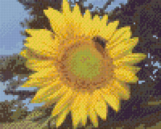 Sunflower Four [4] Baseplate PixelHobby Mini-mosaic Art Kit